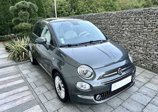 wielkopolskie Fiat 500 cena 42000 przebieg: 45000, rok produkcji 2018 z Turek